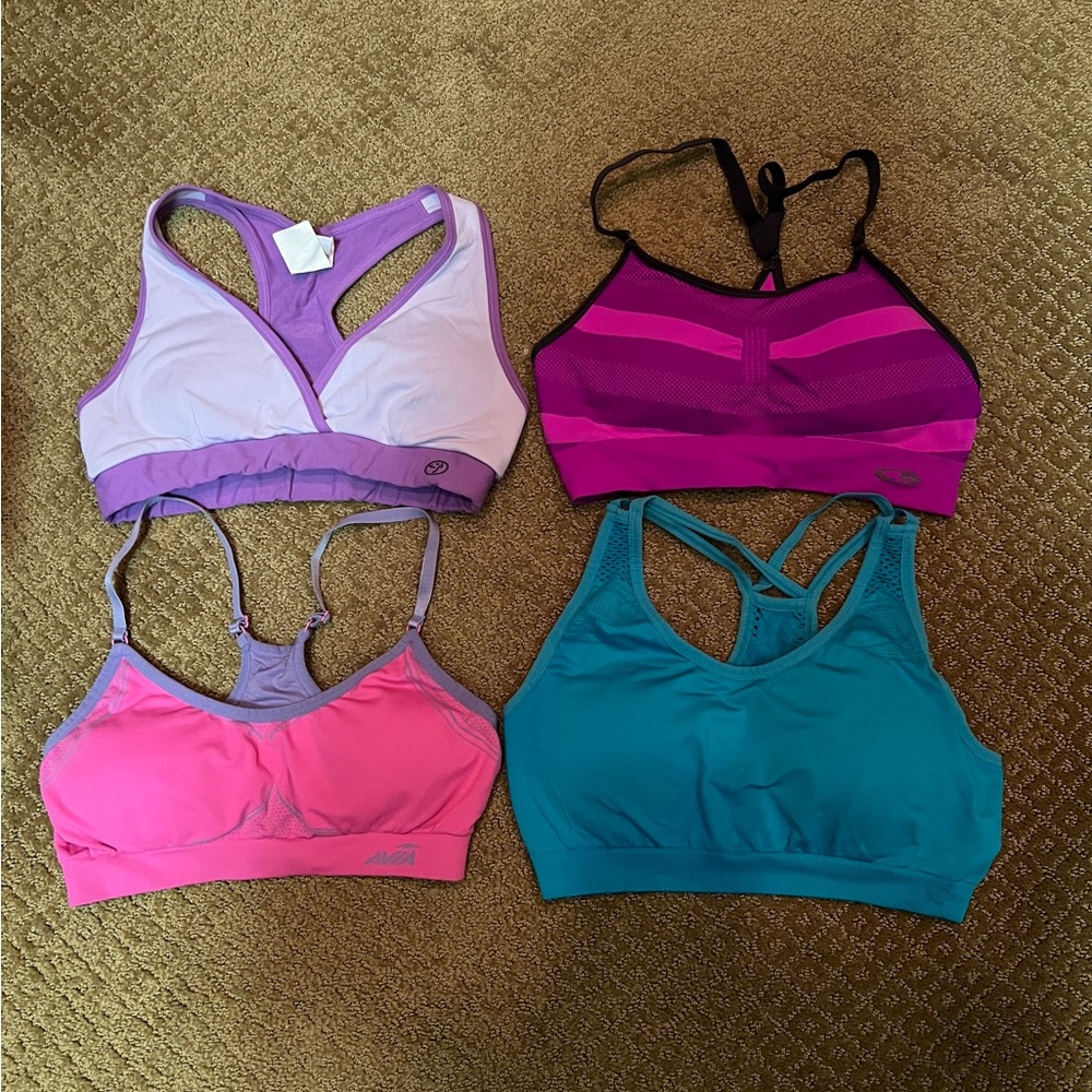 Women's Colorful Sports Bras Bundle